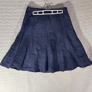 Grace Elements Deep Blue A-Line Skirt